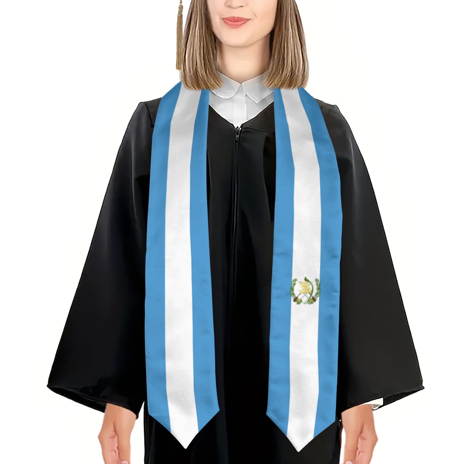 Men'S Fashion Guatemala - 2025 Guatemala Bandiera Laurea Stola Scialle
