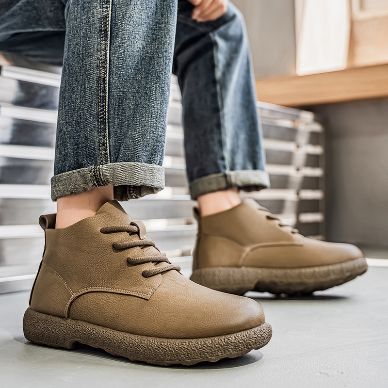 Men'S Fashion Footwear - Stivaletti da uomo Stivaletti marroni Scarpe
