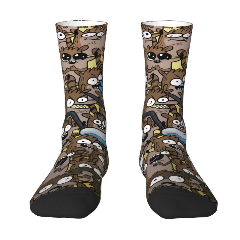 Mens Fashion Show - Calzini eleganti personalizzati R-Regular Show Calzini