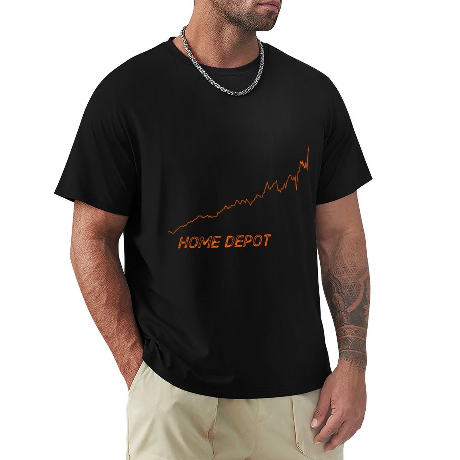 Men'S Fashion Depot - T-shirt con grafica Home Depot, maglietta