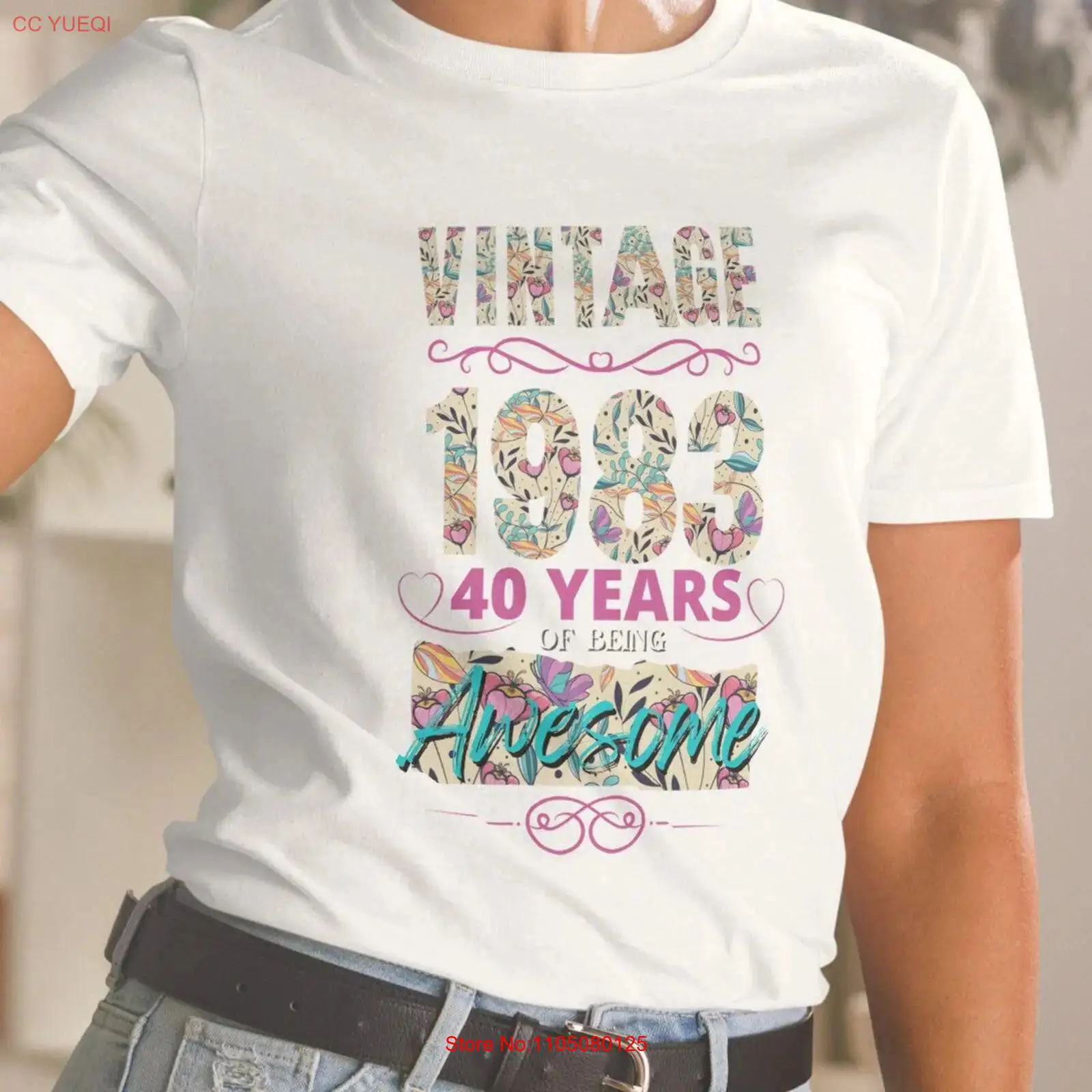 Men'S Fashion At 40 - Maglietta vintage 1983 40° compleanno Fantastico