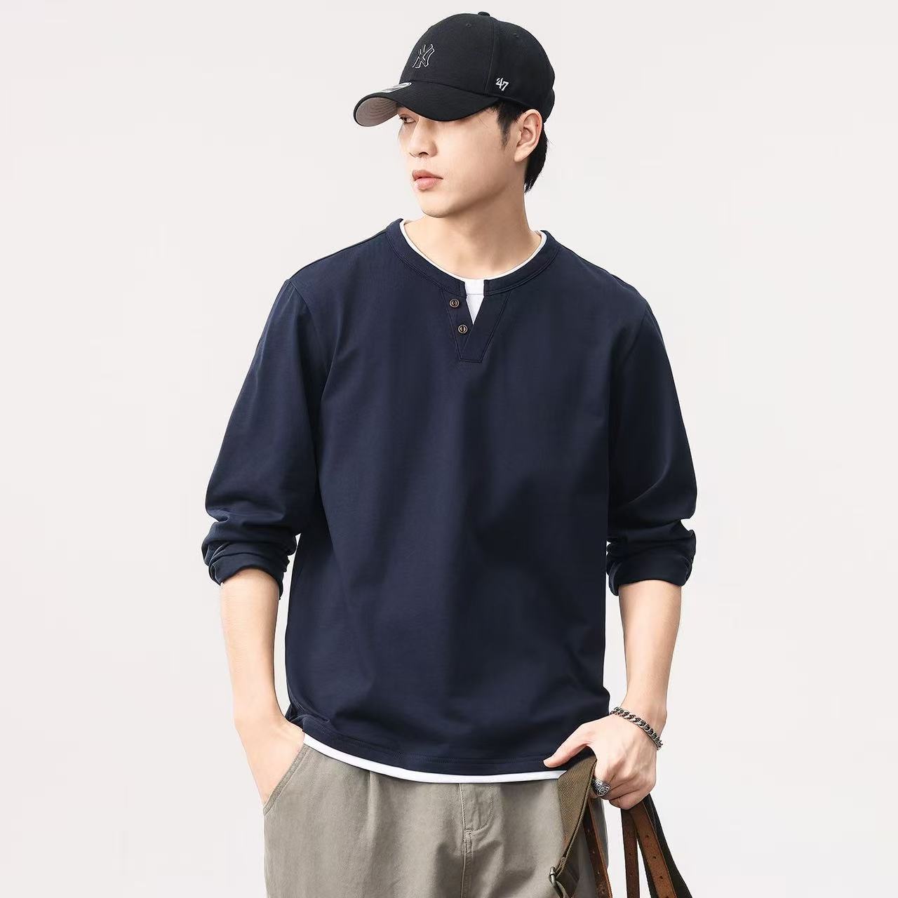 Men'S Fashion Usa - Nuova camicia da uomo a maniche