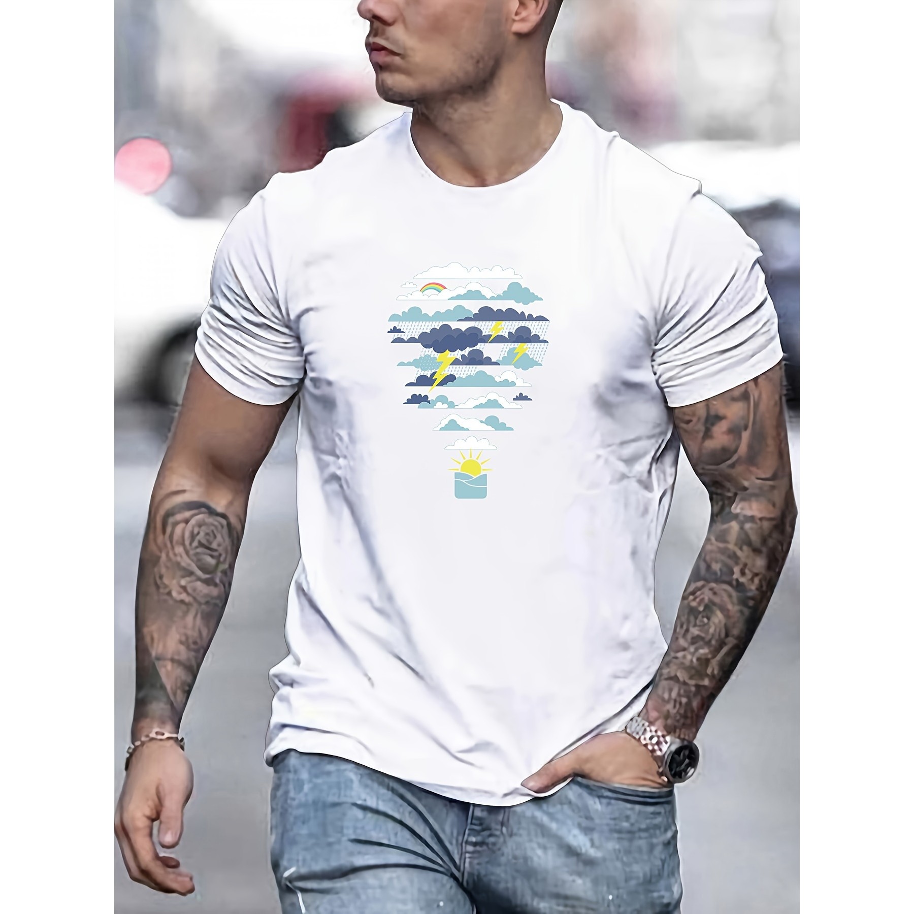 T-shirt da uomo in cotone tras - Men'S Fashion For Hot Weather recensione e prezzo
