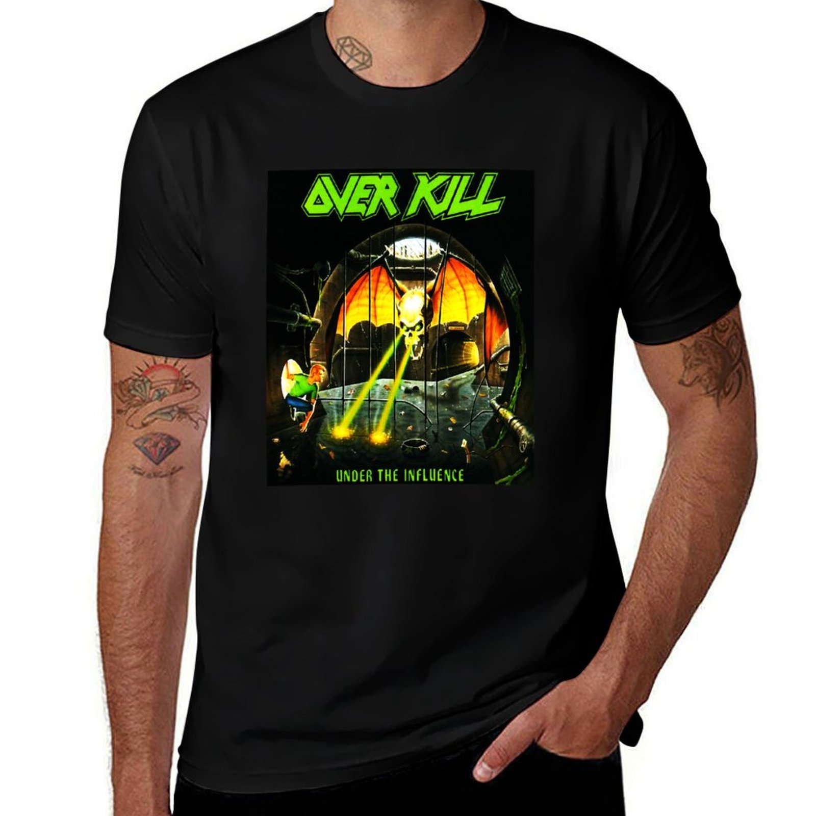 T-shirt della band Overkill, p - Men'S Fashion Genres recensione e prezzo