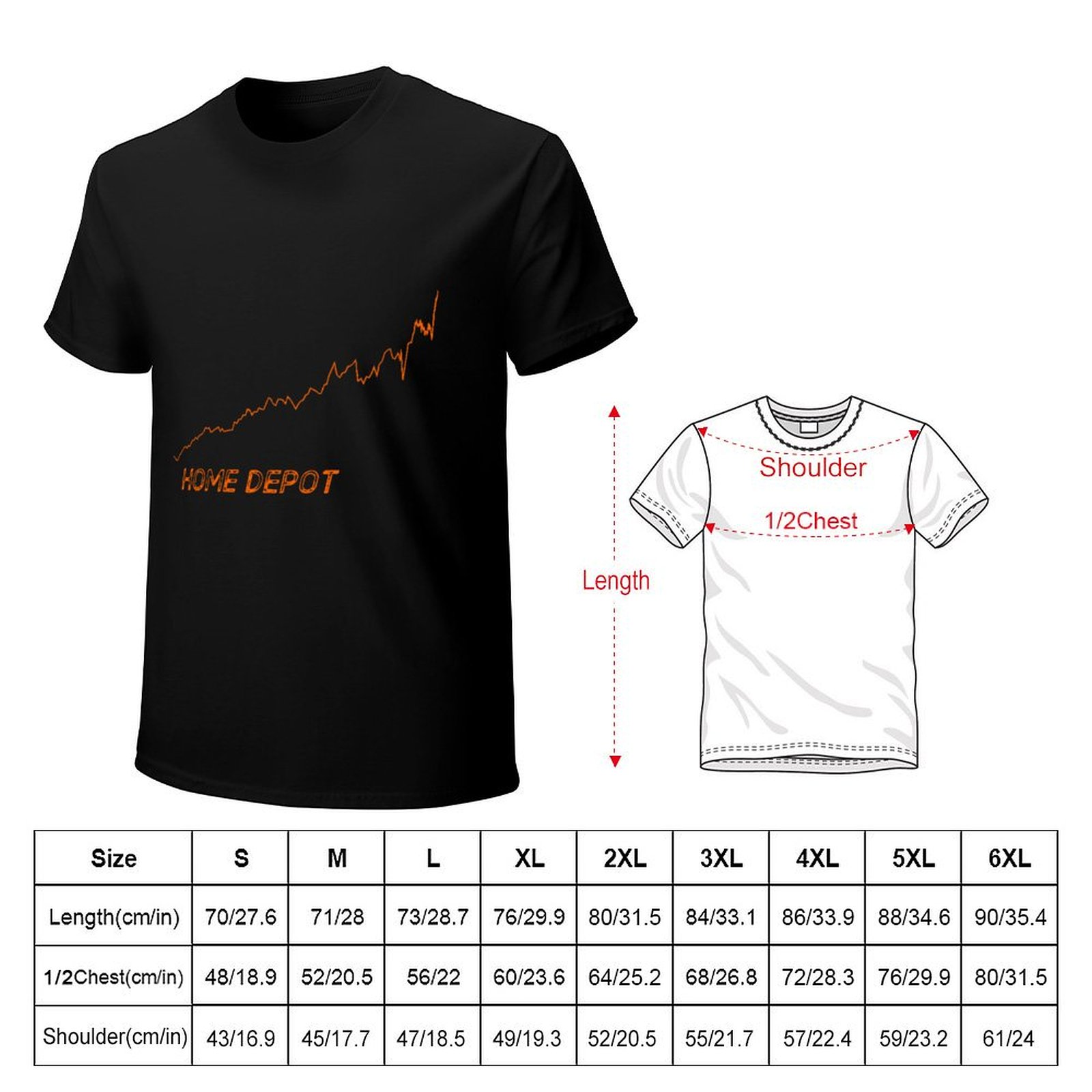 T-shirt con grafica Home Depot - Men'S Fashion Depot recensione e prezzo