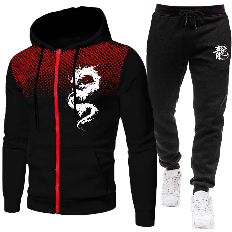 Set da Uomo con Stampa Drago d - Men'S Fashion Usa recensione e prezzo
