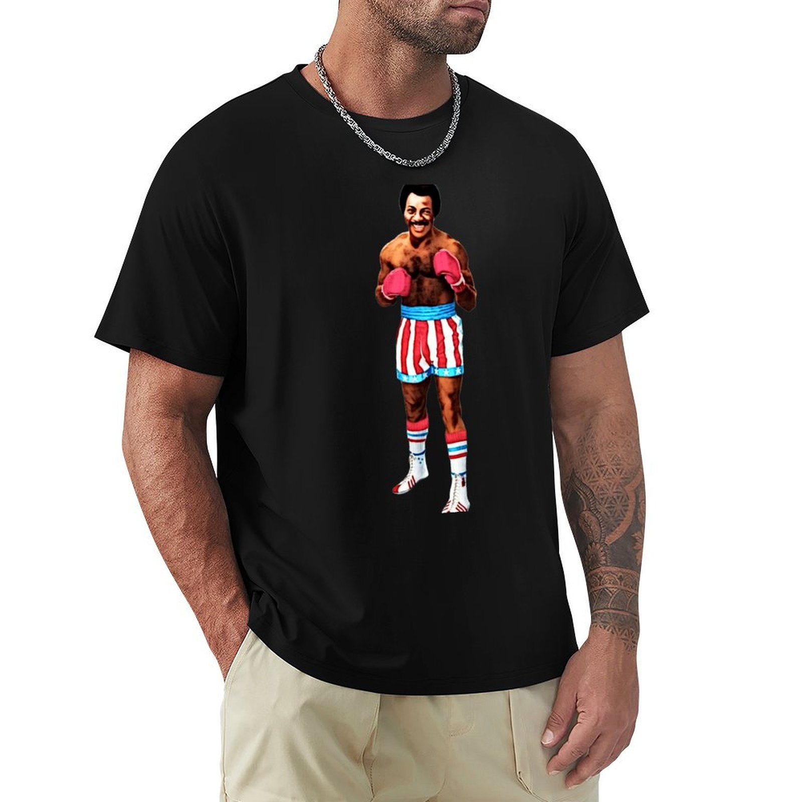 T-shirt Carl Weathers Apollo C - Men'S Fashion For Hot Weather recensione e prezzo